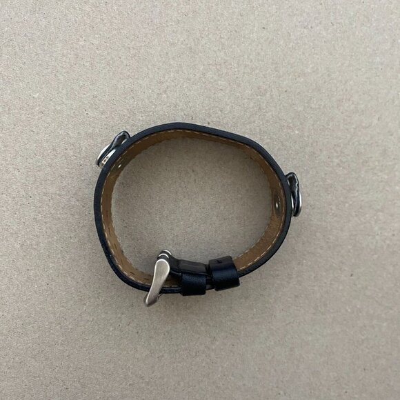 Roots Black‎ Leather Watch Band - Picture 2 of 6